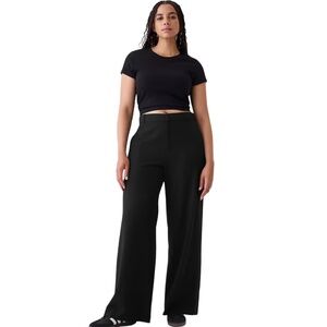 GAP Curvy Flare Leg Black Dress Pants Sz 6L